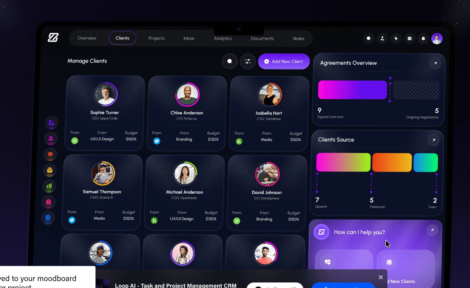 Noor interface view showing additional operational workflow context.